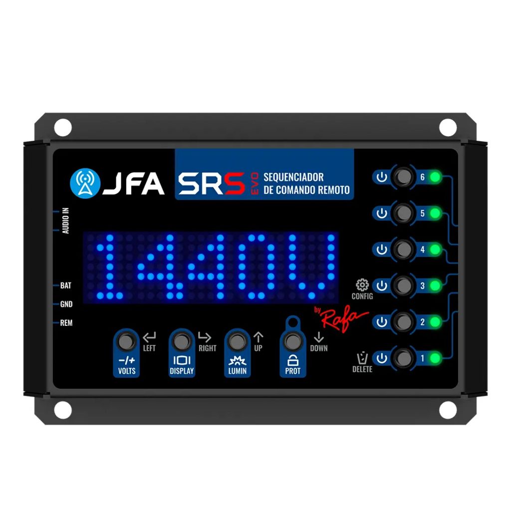 Sequenciador De Comando Remoto Sr5 Evolution Jfa Com Display