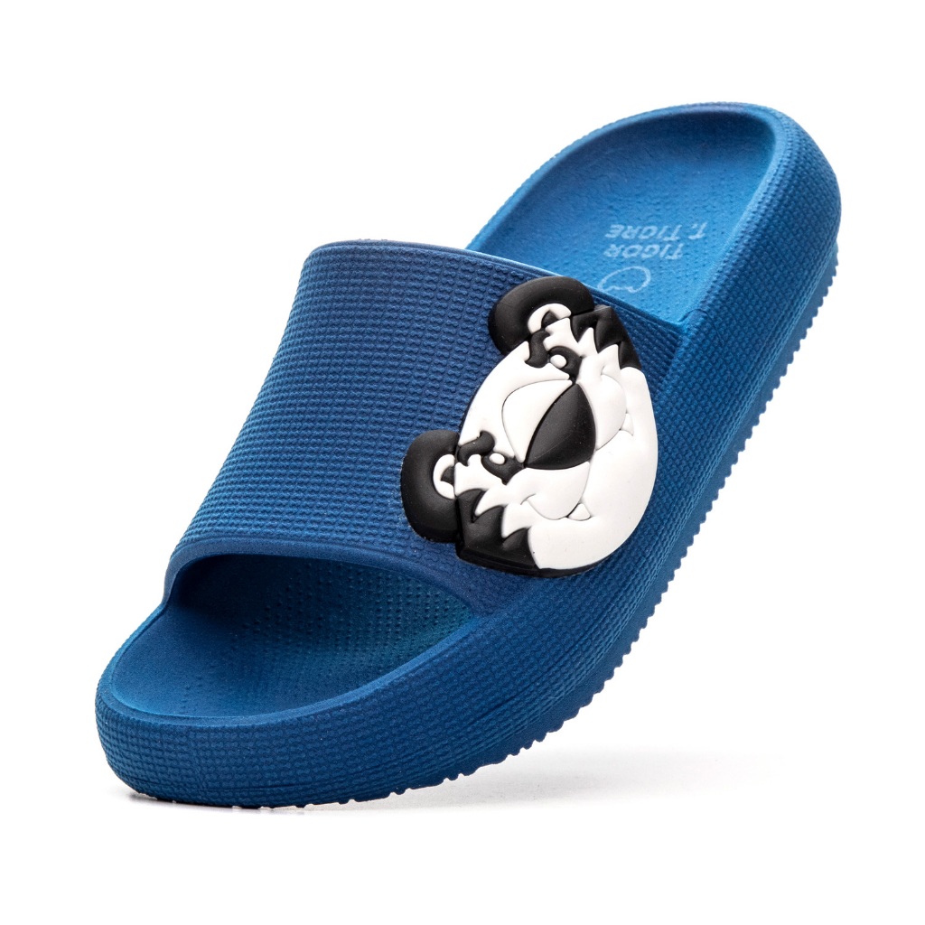 Sandália Chinelo Nuvem Menino Infantil Tigor T. Tigre PVC Confortável Antiderrapante Azul