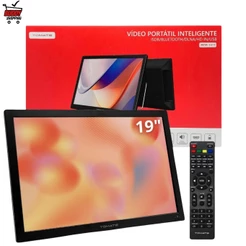 Monitor Portátil 19 HD com Bateria Smart Bluetooth HDMI ISDB-T Digital Tomate