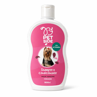 Shampoo & Condicionador para Yorkshire Banho Perfumado Premium Cachorro Pelo Longo Hidratação