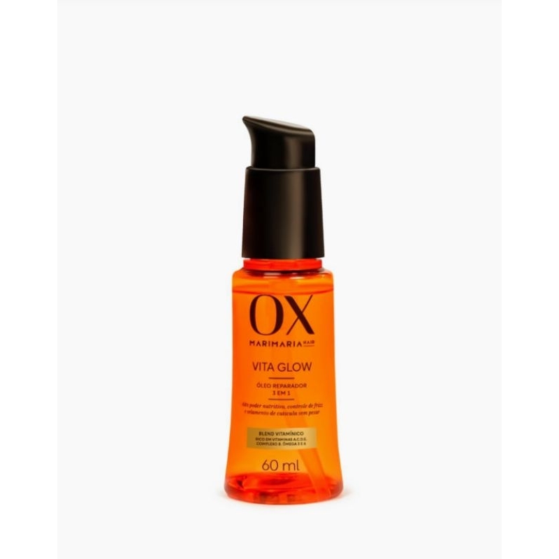 Óleo Reparador 3 em 1 - Mari Maria Hair Ox Vita Glow  - viral TikTok óleo para cabelos