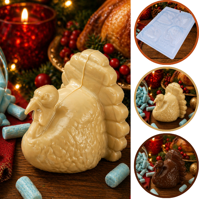 1~5 Forma bwb PERU 110g especial com silicone 3 partes natal 2023 Cód. 10487 (CHOCO)