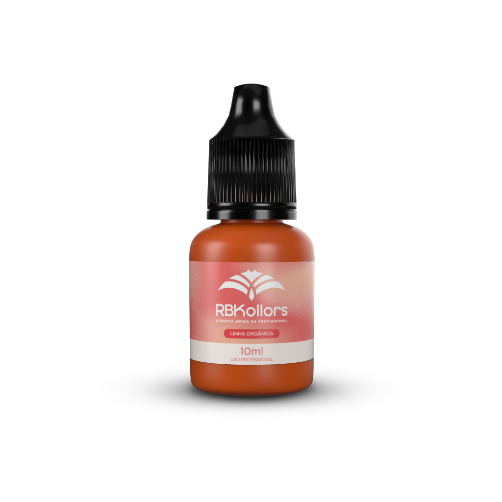 Pigmento Orgânico para Micropigmentação Laranja Puro 10ml - Hot RBKollors
