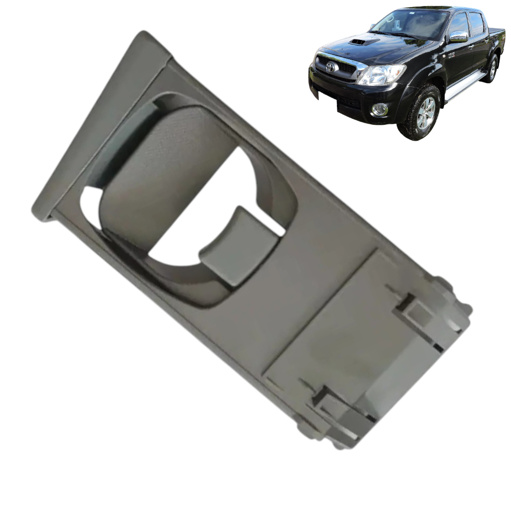 Porta copo DIREITO CINZA Hilux 2009 2010 2011 2012 2013 2014 2015