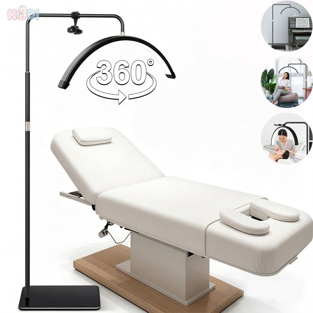 Luminaria Meia Lua Estetica Mesa Spa Arco 3 Tons Ajustavel Salao Beleza Limpeza De Pele -F16