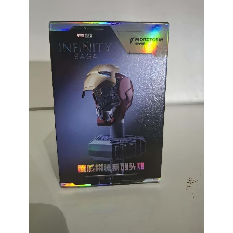 Capacete Iron Man Miniatura 6cm Model Kit Marvel Infinity Saga Colecionável Vários Modelos MK