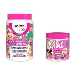 Kit Creme para Pentear e Gelatina #todecacho Kids Vanilla Vibes!