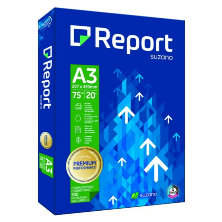 Papel Sulfite Offset A3 297x420mm 75g 500 folhas