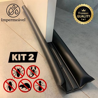 1/2/3 Veda Porta 70/80/90/100cm Rolinho Duplo Impermeável Anti Insetos Bichos Poeira em Oferta na Shopee