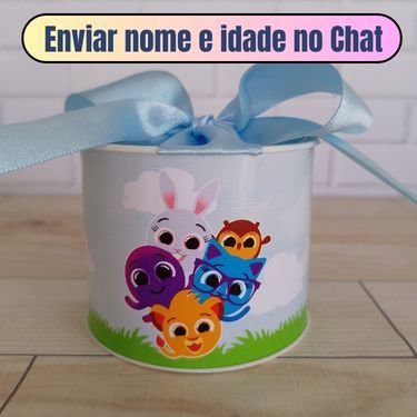 Kit Tubolata Personalizada (5X6) BOLOFOFO MENINO - Aniversário Batizado Lembrancinha Chá de Bebê