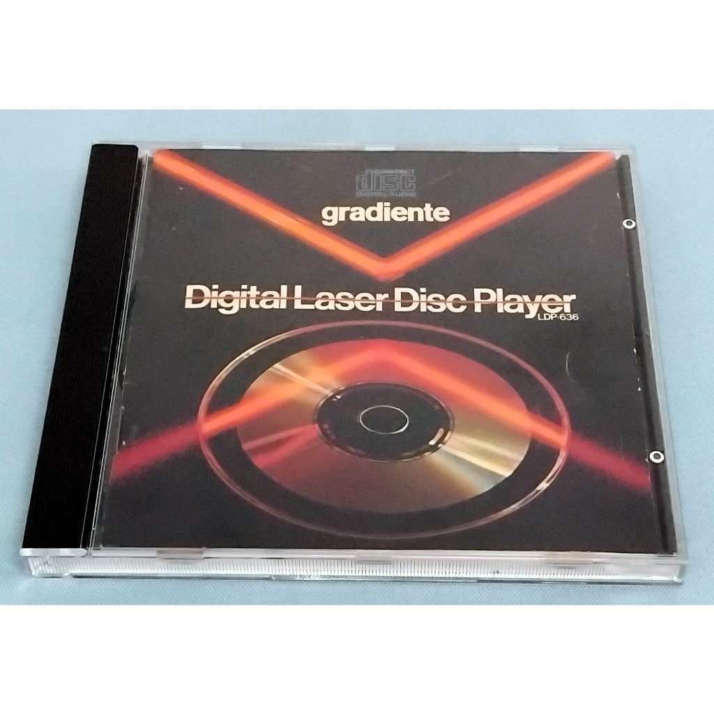 CD Original Gradiente Digital Laser Disc Player Musica Classica Japan