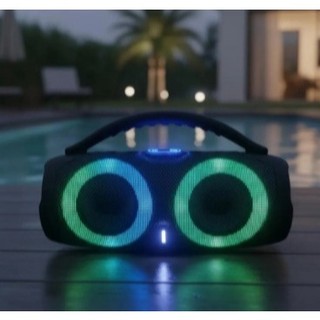 Caixa de Som Bluetooth Portátil 100W RGB à Prova D'Água - AL-G52