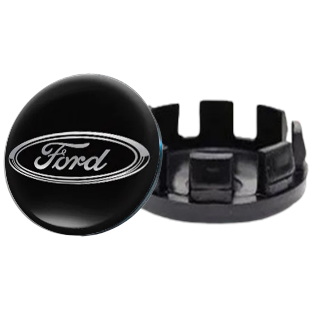 Calota Centro Miolo Roda 55mm Preto Aplicação Ford Ka Fiesta Focus EcoSport