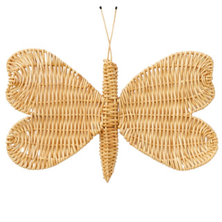 Borboleta decorativa em fibra natural - disponível em 2 tamanhos