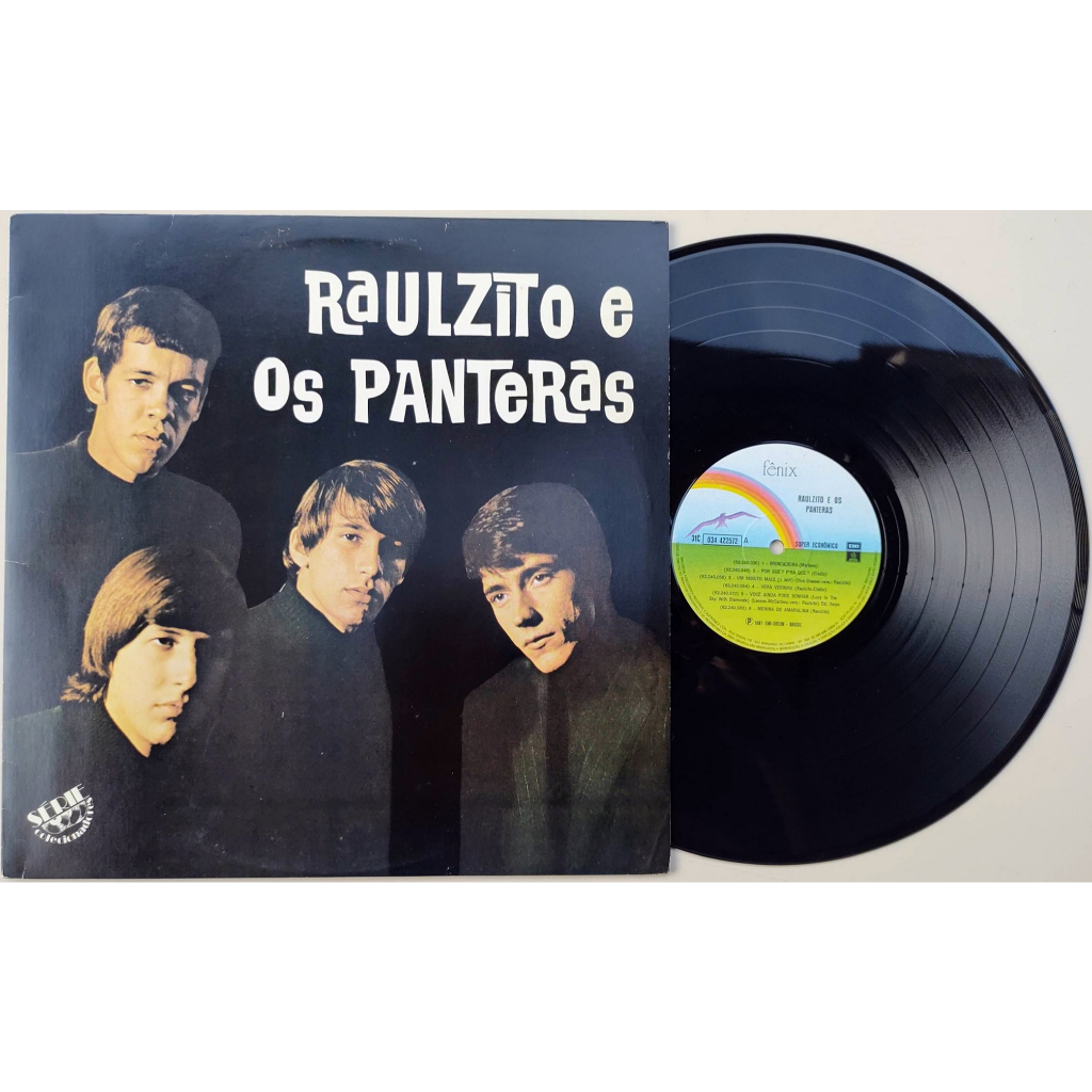 Disco de Vinil Lp Raulzito e os Panteras Raul Seixas The Beatles John Lennon Paul McCartney Lyrio Panicali Rock n' Roll