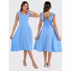 Vestido Infantil Menina Juvenil Festa Midi Princesa Delicado Verão Luxo Premium