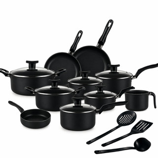 Jogo Panelas 13 Peças Antiaderente Conjunto Kit Frigideira Caçarola Fervedor Cozinha Comp…