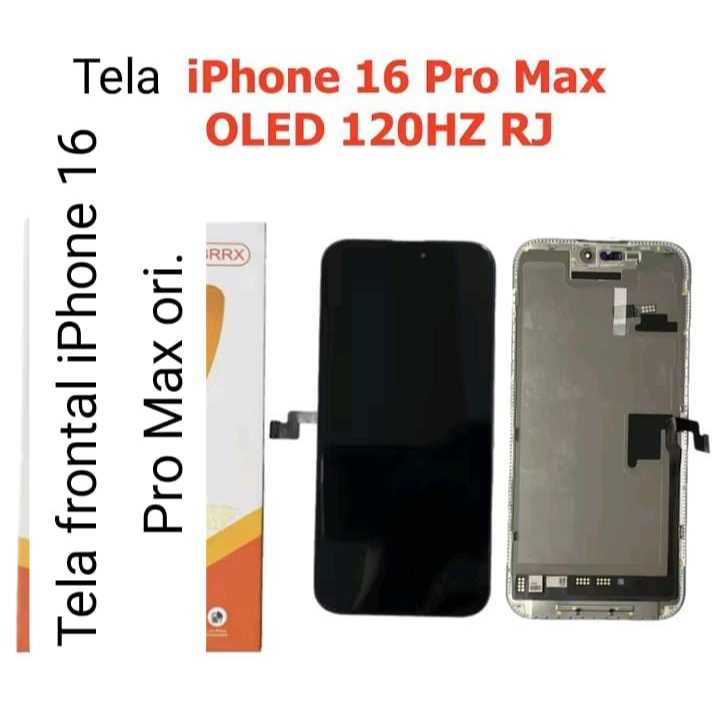 Tela frontal iphone 16 pro max display completo oled
