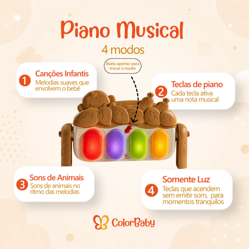 Tapete de Atividades para Bebê ColorBaby Musical — foto 5