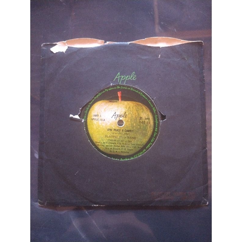 Compacto John Lennon Plastic Ono Band - Give peace a chance  1969