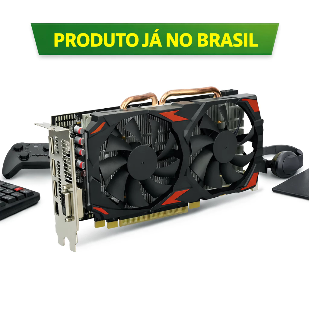 Placa de Vídeo RX 580 2048SP 8GB GDDR5 IMPECÁVEL – Garantia + Nota Fiscal