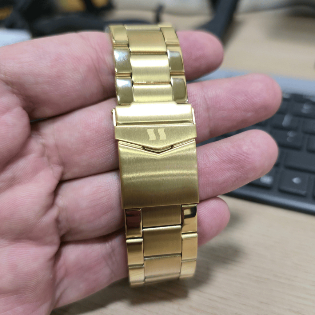 Relógio Seculus Masculino Analógico Dourado Long Life 20802GPSVDA2 — imagem 2 de 2