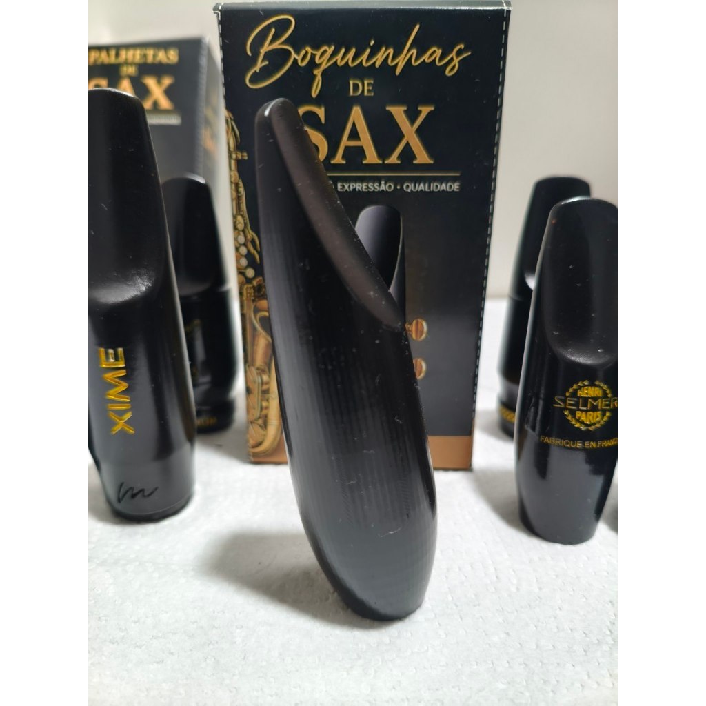 Boquilha Sax Tenor Henri Selmer Paris Concept 1.6mm Som Clássico Premium Profissional Alta Precisão