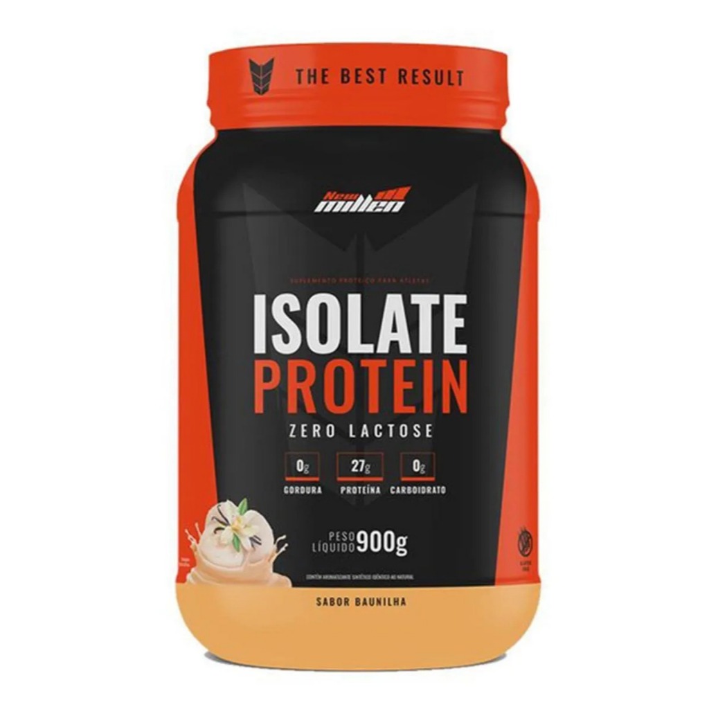 Whey Isolate Protein New Millen sabor Baunilha 900g
