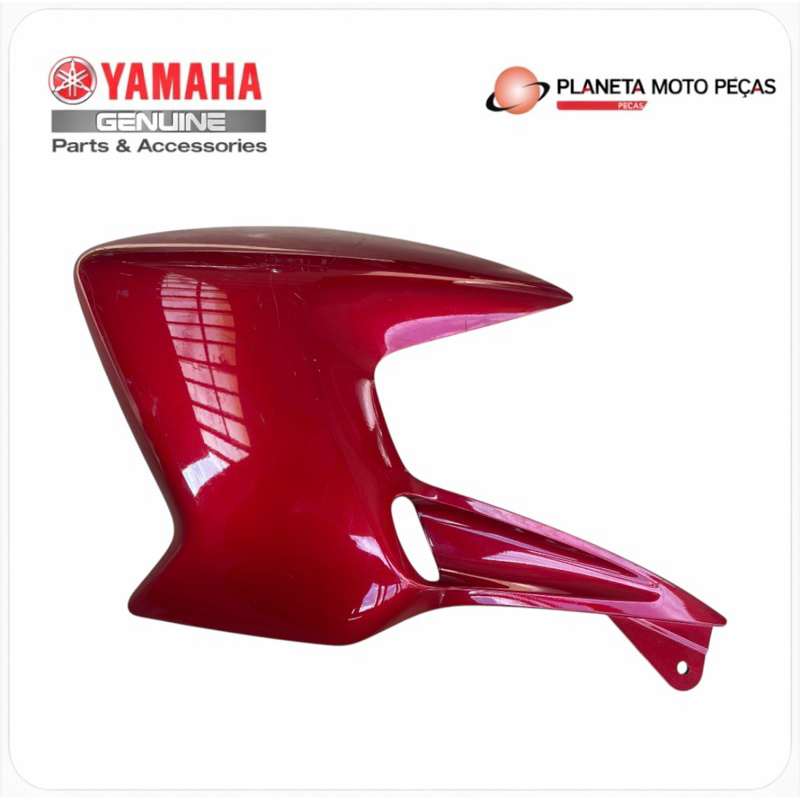 Aba Tanque Esquerda Fazer 250 Vermelha Original Yamaha 1S4-F137W-00-P1 (COM ARRANHÕES)