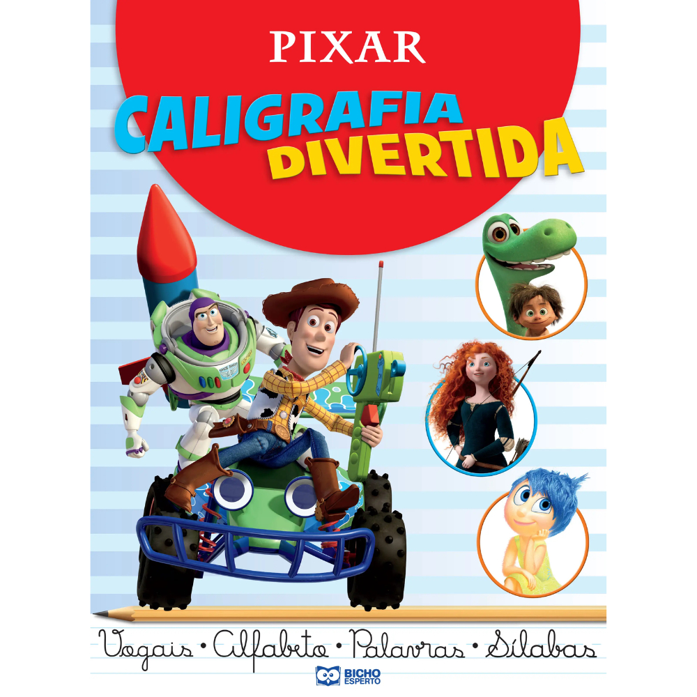 Livro de Atividades Caligrafia Divertida Disney Pixar Edição Especial