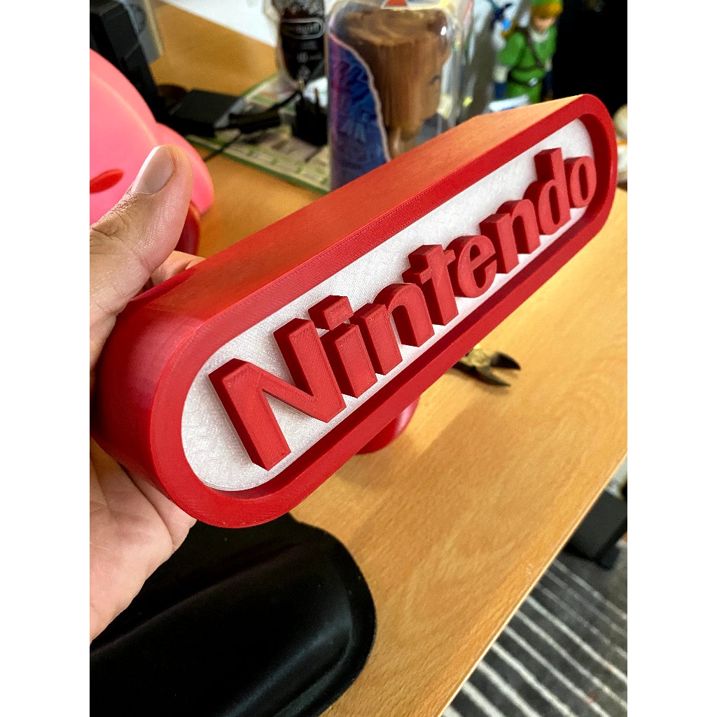 Luz LED Nintendo USB Luminária Decorativa Gamer Geek