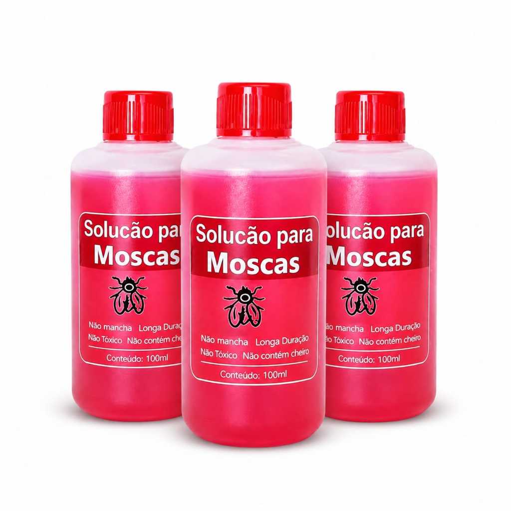 3 unidades Loção Para Moscas 100ml Original | Envio Imediato