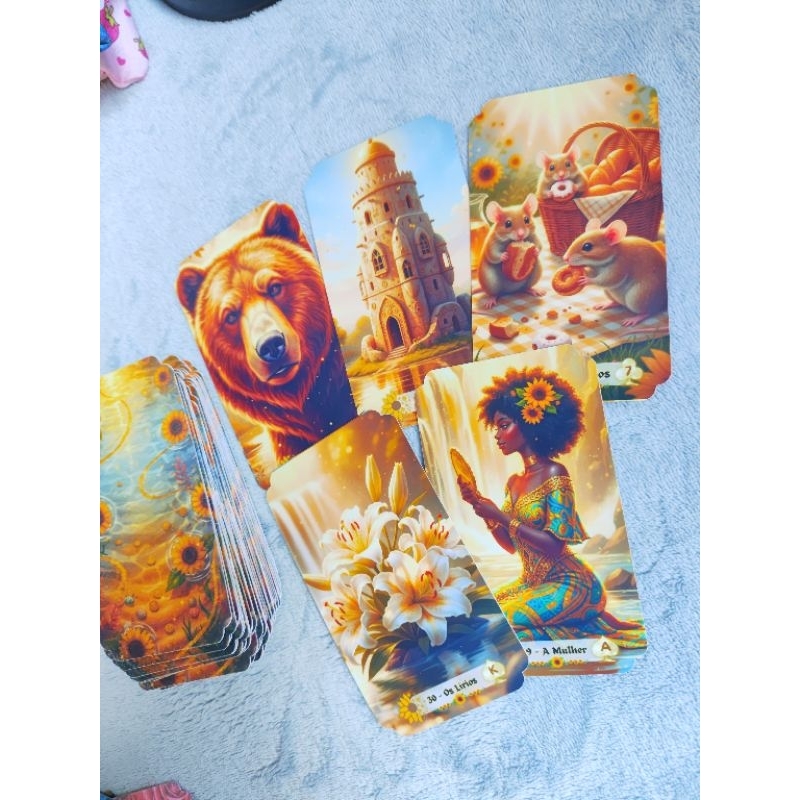Baralho cigano Rainha dourada 46 cartas oxum