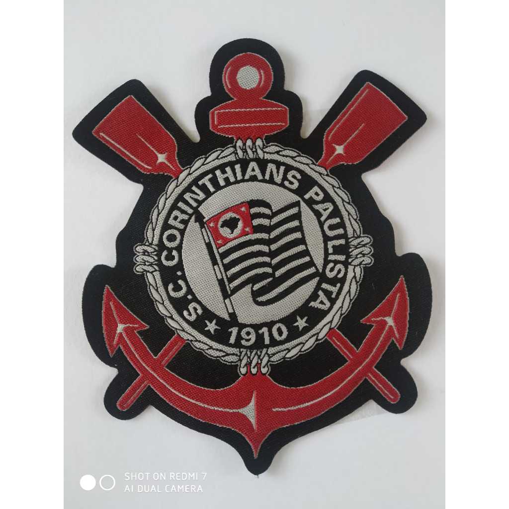 Escudo Futebol Brasil Sp Patch Bordado 1pets 9cm  Bordados..