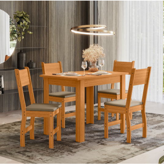 Mesa de Jantar Bellagio Retangular 150cm Poliman