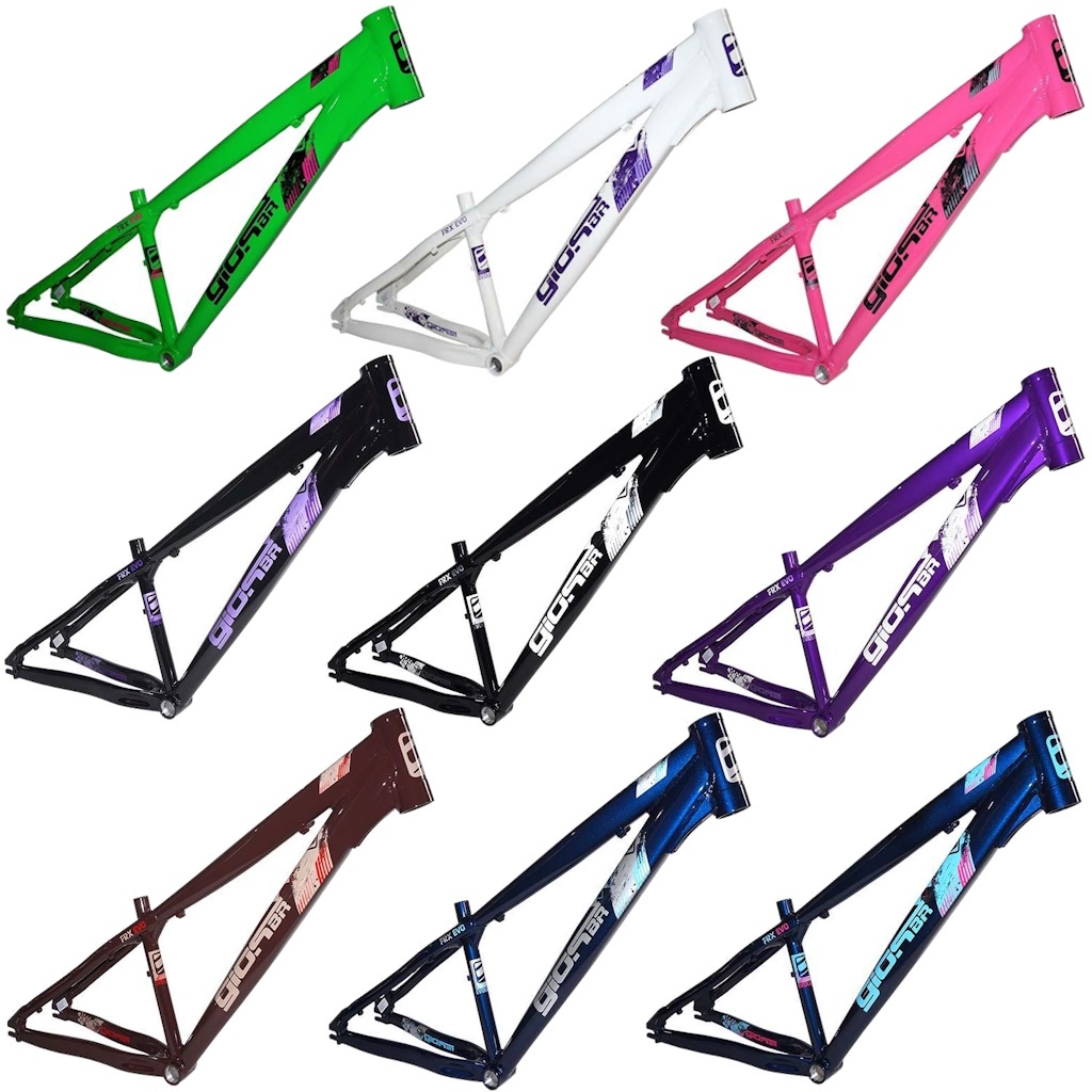 Quadro 26 Gios FRX Evo Aluminio Tamanho 13.5 Freeride Grau Dirty Jump Manobras