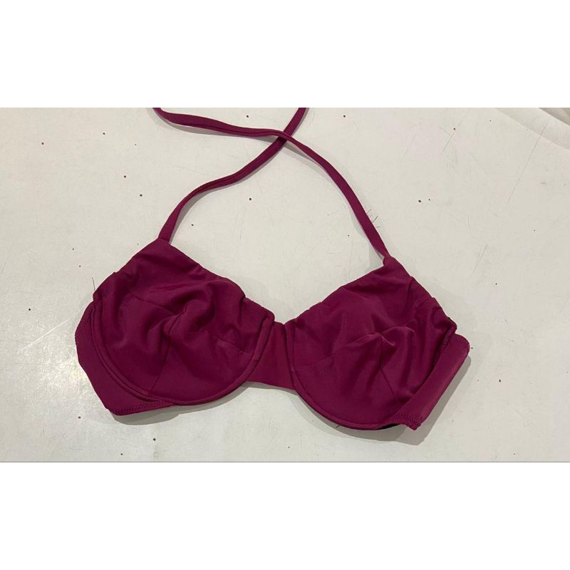 Top aéreo de biquíni  liso plus size avulso