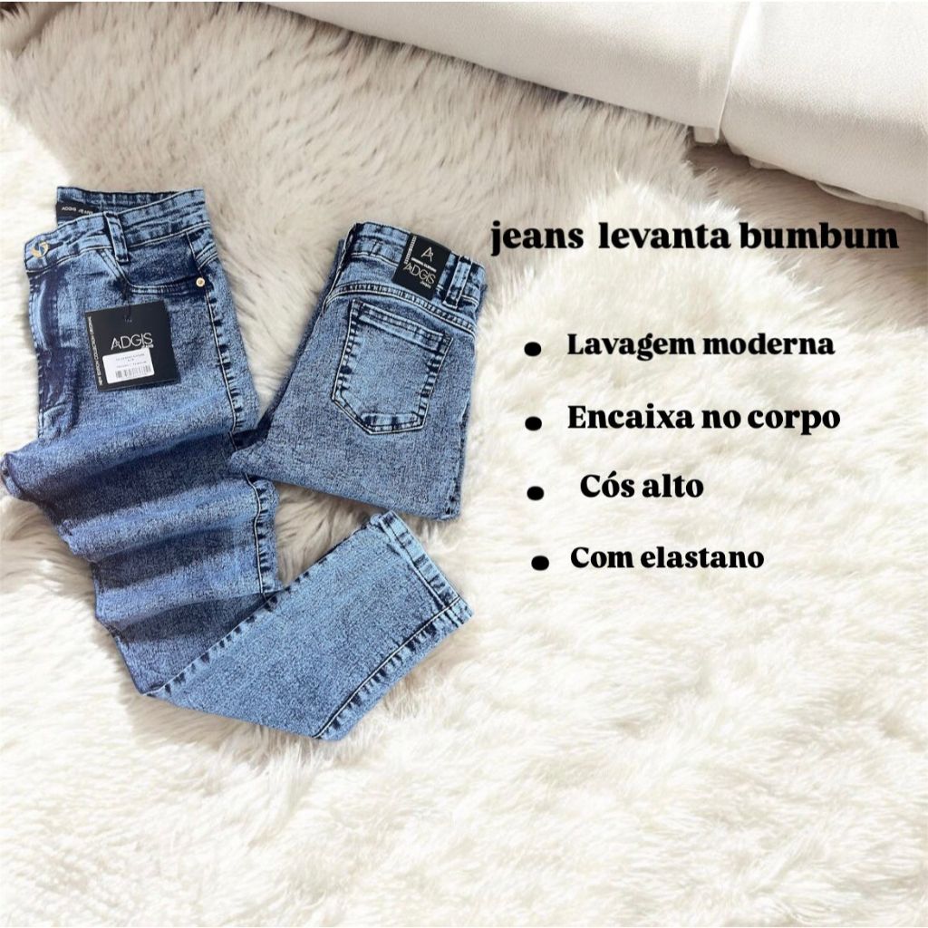 Calça Skinny Feminina Jeans Lycra Modeladora,premium