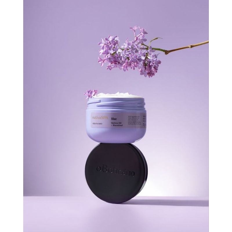 Óleo Em Creme Corporal Nativa Spa Lilac 175G - O Boticário