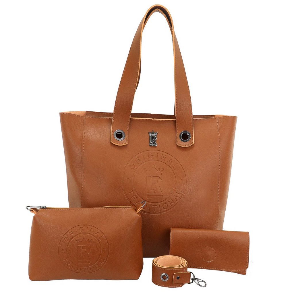 KIT BOLSA FEMININA 03 PCS+BOLSA GRANDE SACOLA+BOLSA MEDIA TRANSVERSAL+CARTEIRA MODA TENDENCIA+PROMOCAO+ATACADO+LR03 AA