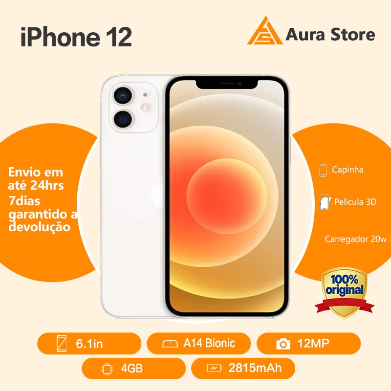 Celular IPhone 12 128Gb Original Com Garantia (VITRINE)