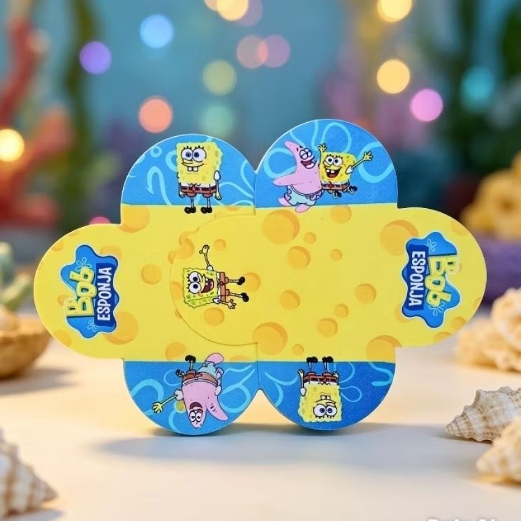 ENVIO RÁPIDO - Forminha de Doces Bob Azul - Personalizada no Tema - Lembrancinha de Festa - Aniversário - Decoração