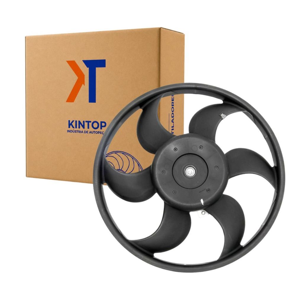 Ventoinha Radiador Eletroventilador 6 Pás 12v Para Gol Parati Saveiro 1.6 1.8 2.0 1995 a 2008 Com Ar