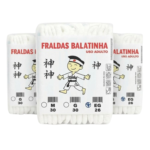 kit 3 Fraldas Segunda Linha Geriátrica Adulto Tam XG 78 un