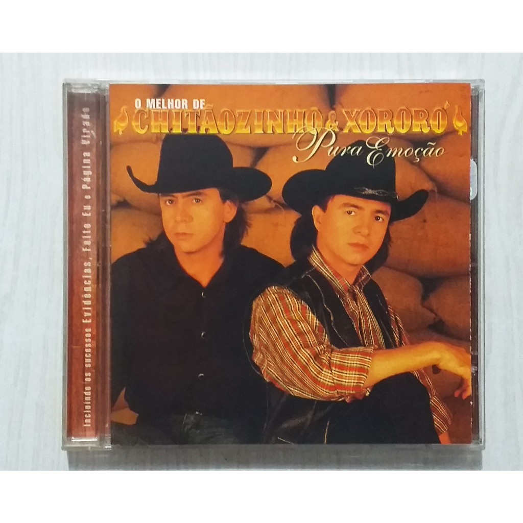 Cd Chitãozinho E Xororó - O Melhor De  -  Pura Emoção