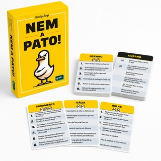 Nem A Pato Jogo De Cartas Dinâmico E Divertido