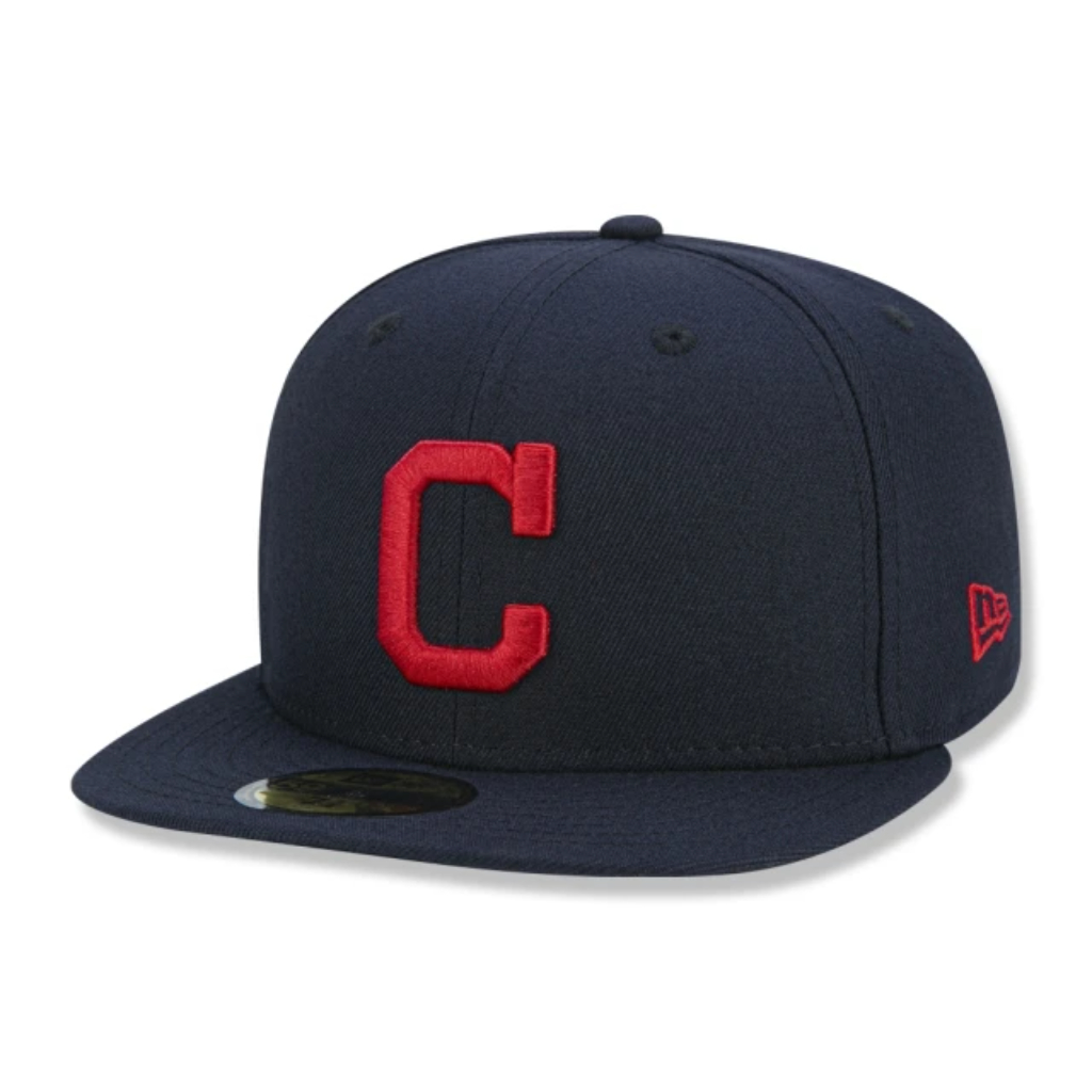 Imagem Boné New Era  59FIFTY Cleveland Indians MLB Marinho – Original