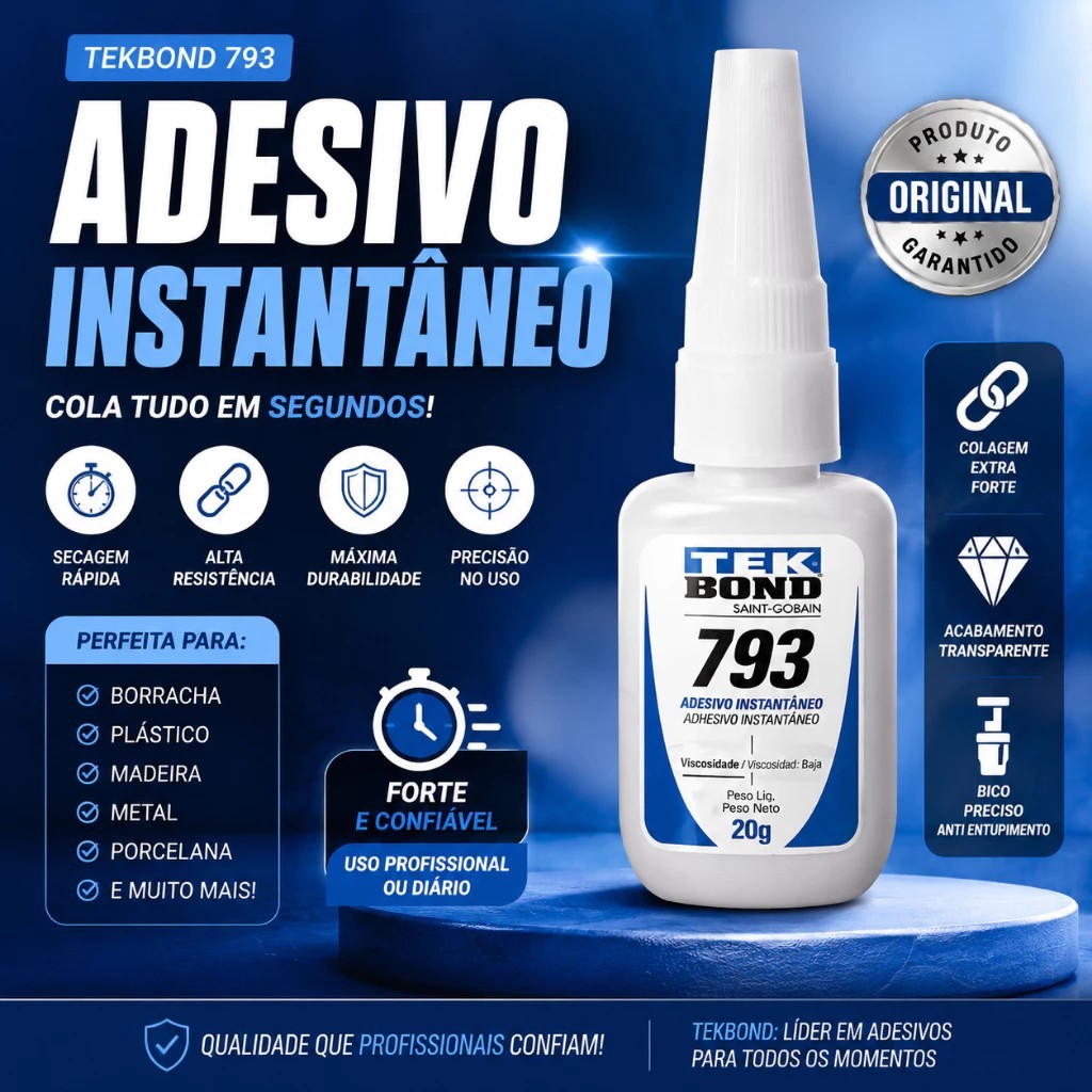 1/3/5 Cola Instantânea Tekbond 793 20g Transparente Reparos Padrão Secagem Rápida Unhas Postiças