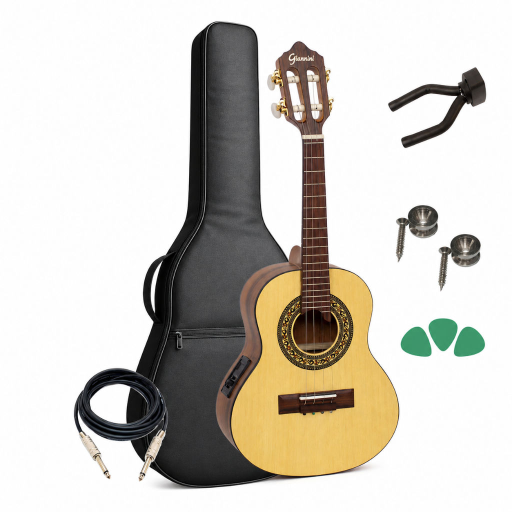 Cavaquinho Giannini Raiz Cs1 Eq Ns + Capa E Acessórios