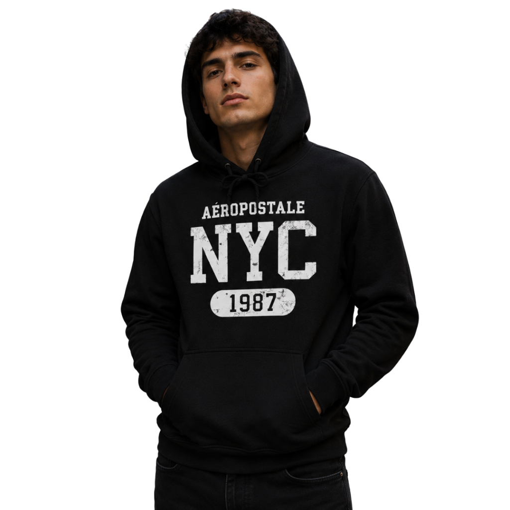 Moletom Canguru Aeropostale Usa Algodão 3 Cabos Macio Inverno